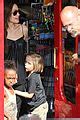 Angelina Jolie Zahara Shiloh Toy Store Trio Photo