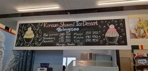 Carta Del Restaurante Bunsik Food Hub Cagayan Del Oro