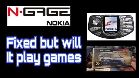 Nokia N Gage Fixed But Will It Play Games YouTube