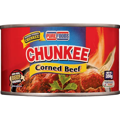 Purefoods Chunkee Corned Beef G Canned Meat Walter Mart