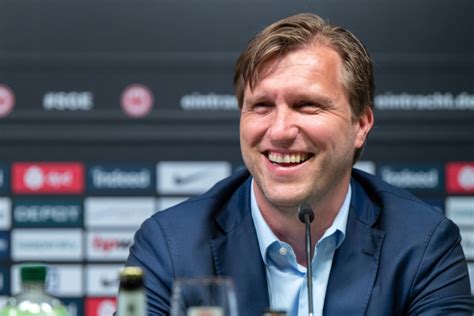 Eintracht Frankfurt Sportvorstand Markus Krösche äußert sich zur