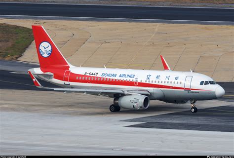 B 6449 Sichuan Airlines Airbus A319 133 WL Photo By Sunshydl ID