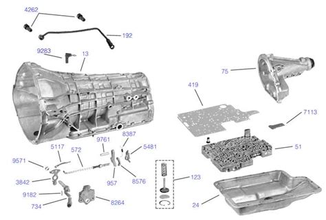 Exploring The Intricate Components Of Ford 4r100 And E4od A Comprehensive Diagram