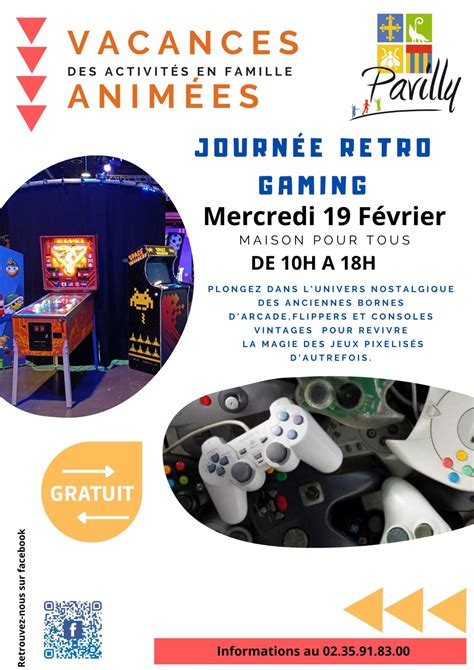 Journ E Retro Gaming Vacances Anim Es Mairie De Pavilly