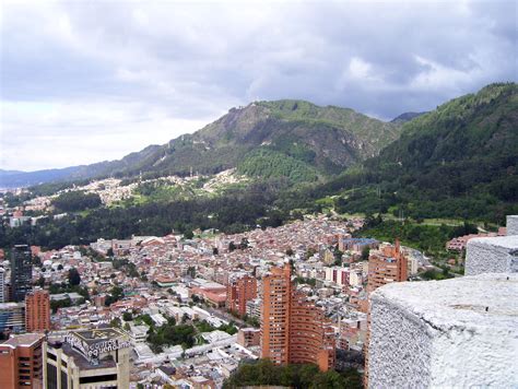 Bogota Cityscape with mountains in Colombia image - Free stock photo ...