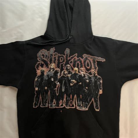 Slipknot Hoodie SIZE M Worn a couple times didn’t... - Depop