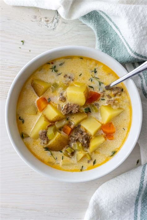 Sausage and Potato Soup - This Home Kitchen