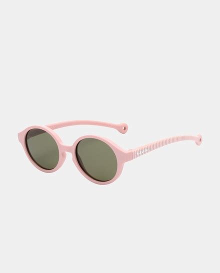 Gafas De Sol Infantiles Redondas De Caucho Vulcanizado En Rosa Con