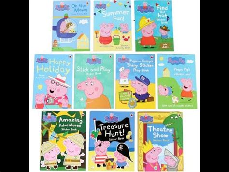 Peppa Pig Sticker Activity Book Set Youtube