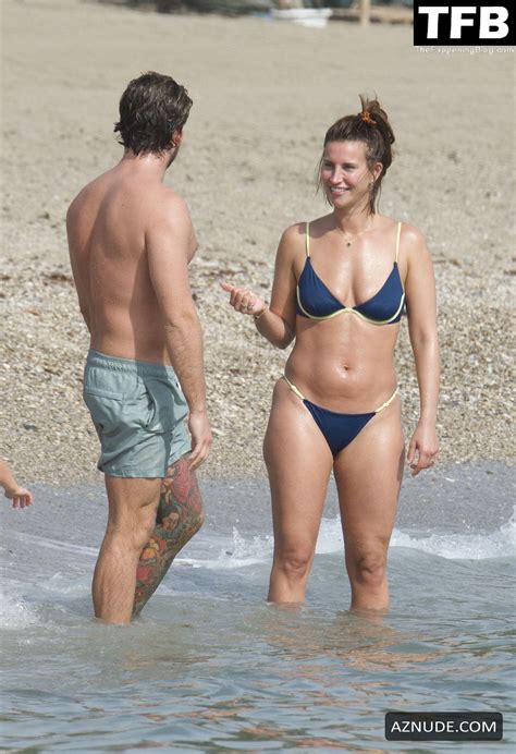 Ferne Mccann Sexy Seen Showing Off Her Hot Bikini Body At The Beach In