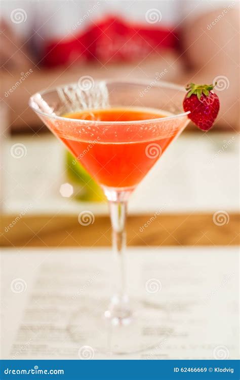 Strawberry Daiquiri Stock Image Image Of Decoration 62466669