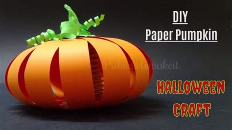 Halloween Craft How To Make Halloween Pumpkin Using Paper Paper