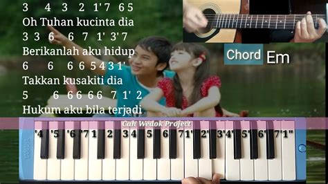 Not Angka Pianika Sampai Menutup Mata Acha Septriasa Chord Gitar