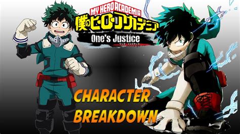 My Hero Academia One S Justice Izuku Midoriya Shoot Style Breakdown