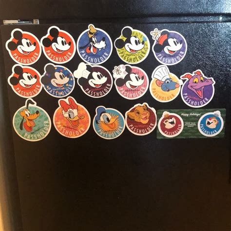 Disney Other Disney Annual Pass Magnet Collection Poshmark