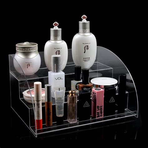 Custom Clear Acrylic Cosmetic Makeup Display Stand Buy Factory Price