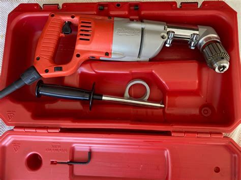 Milwaukee Heavy Duty Right Angle Corded Drill Kit 120 V 7 A EBay