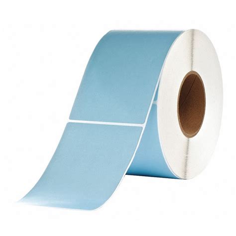 Industrial Thermal Transfer Labels 4 X 6 Blue PMS 290