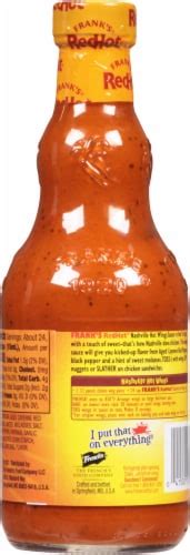 Frank S RedHot Nashville Hot Wings Sauce 12 Fl Oz Kroger