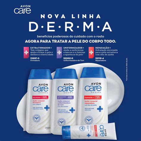 Loção Corporal Uniformizadora de Tom Avon Care Derma 200ML