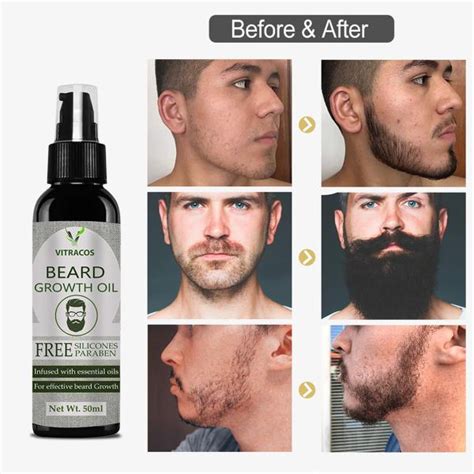 Beard Hair Growth Oil For Faster Beard Growth And Thicker Looking Beard