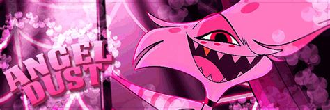 Hazbin Hotel Angel Dust Animated Signature By Kyoshifrostwolf On Deviantart