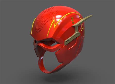 3D Printed Flash Helmet Replica for Cosplay and Collectibles - Etsy ...