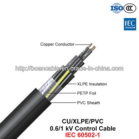 Cu Xlpe Pvc Xlpe Control Cable Kv Iec Jytopcable