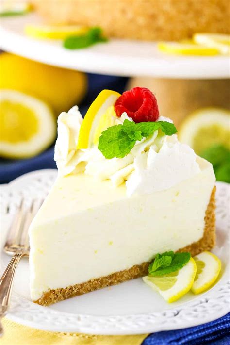 No Bake Lemon Cheesecake Recipe | Easy No Bake Cheesecake