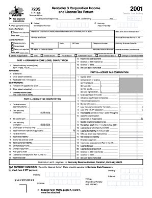 Fillable Online Revenue Ky Taxable Year Ending Taxable Period Beginning