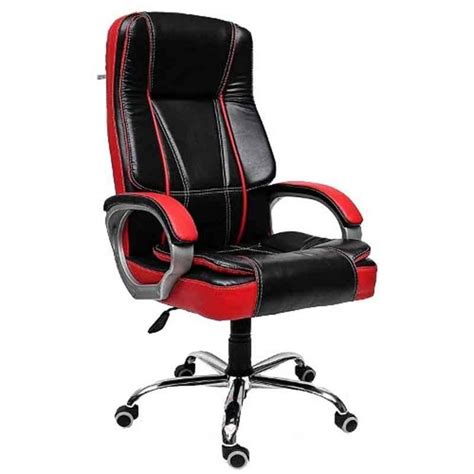 Buy MRC M164 Leatherette Black Red High Back Office Revolving Chair