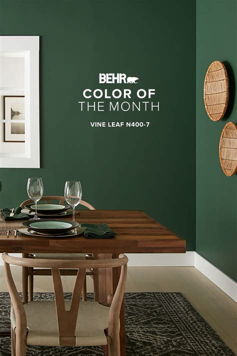 Vine Leaf December Color Of The Month Colorfully Behr