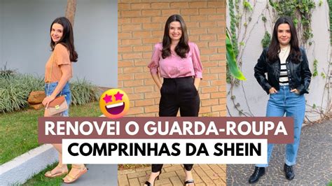 RENOVEI O GUARDA ROUPA Comprinhas Da SHEIN YouTube