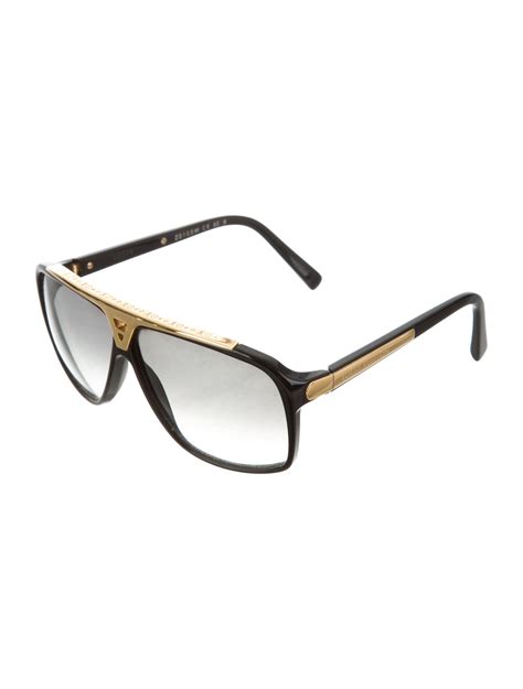 Louis Vuitton Sunglasses 11 Millionaire Black Gold Logo Monogram Paul Smith