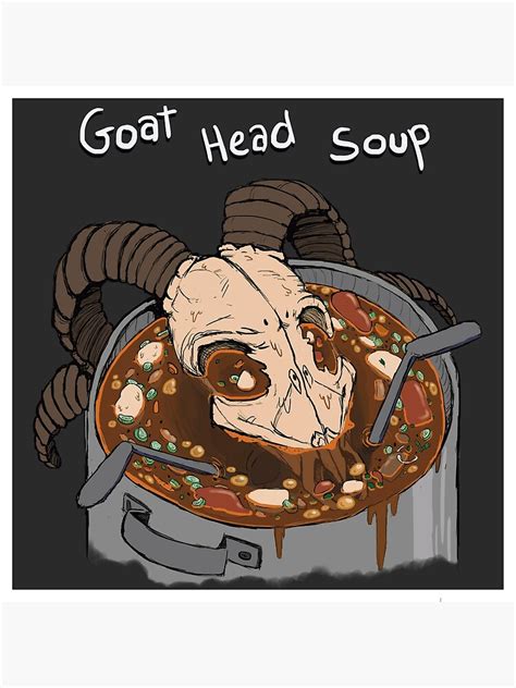 "Goat Head Soup" Poster for Sale by ScribbleKingdom | Redbubble