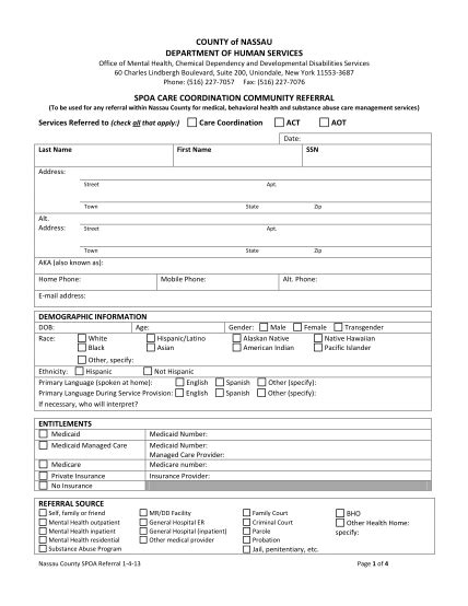 Rpt Nassau County Fillable Form Printable Forms Free Online