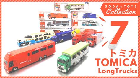 Unboxing 7 Takara Tomy Long Tomica Diecast Trucks Collection Youtube