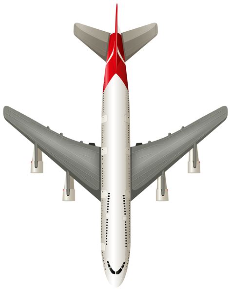 Aerial view of airplane on white background 374016 Vector Art at Vecteezy