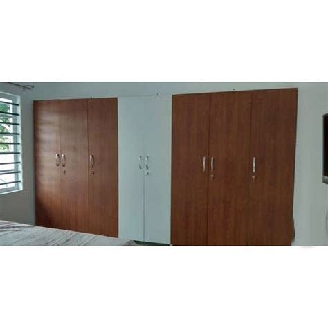 Wooden Finished Customized Steel Wardrobe At Rs Square Feet