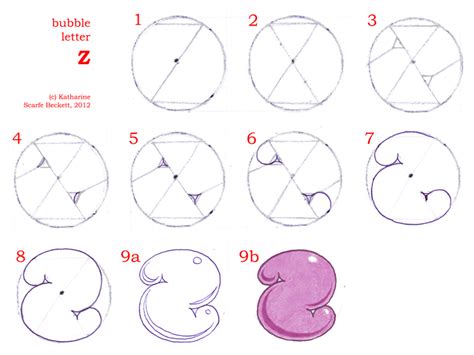 How to Draw Bubble Letters, Page 2