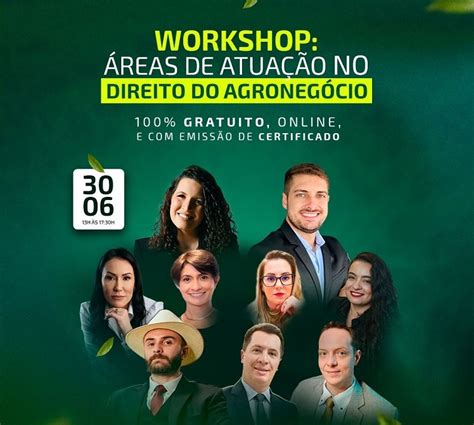 Workshop Áreas de atuação no Direito do Agronegócio Agro Agenda