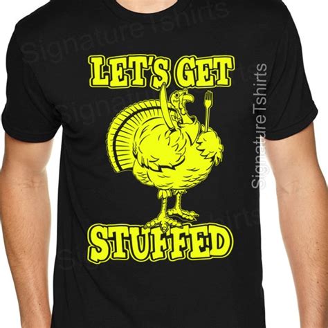 Thanksgiving Funny Turkey Mens Tshirt T Shirt Lets Get