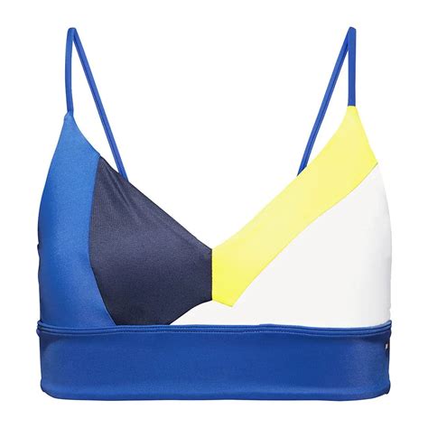 Tommy Hilfiger Retro Colour Blocked Bikini Top Dressinn