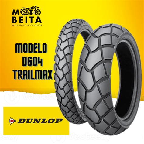 Llanta 120 80 17 61P D604 TL Dunlop Trailmax