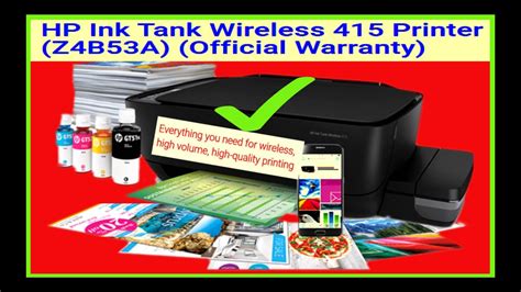 Hp Ink Tank Wireless 415 Color Printer Specs And Price In Pakistan