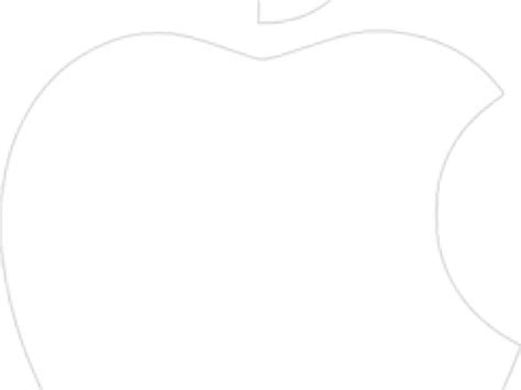 Download Clipart Apple Logo - Transparent Background White Apple Logo ...