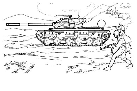 Disegni Da Colorare Carro Armato Sovietico Su Manovre