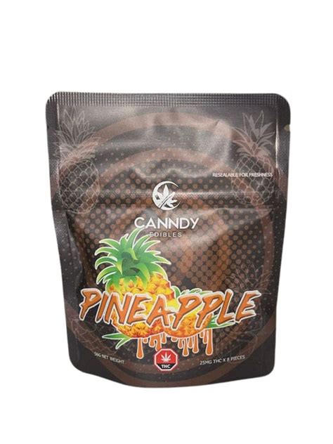 Canndy Edibles Mg Thc Gummies Pineapple Naked Canada