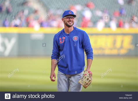 Atlanta Ga Usa 3rd Apr 2019 Chicago Cubs Third Baseman Kris Bryant