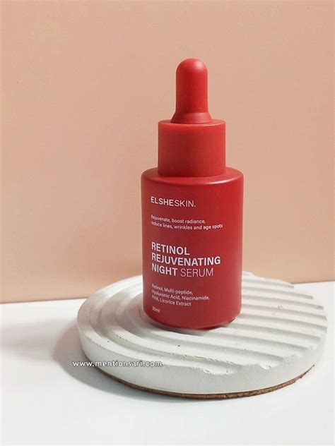 Review Retinol Rejuvenating Night Serum Dari Elsheskin Mentionsari